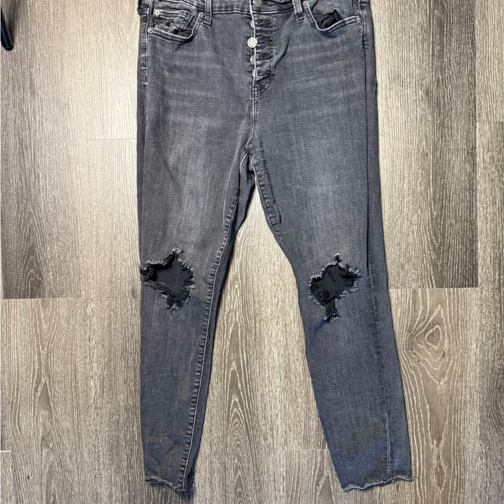 GAP Women's Gray Ankle & Cropped Jeans